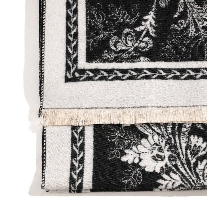 Midnight Bloom Shawl