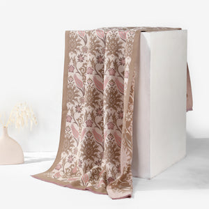 Blossom Beige Elegant Winter Scarf