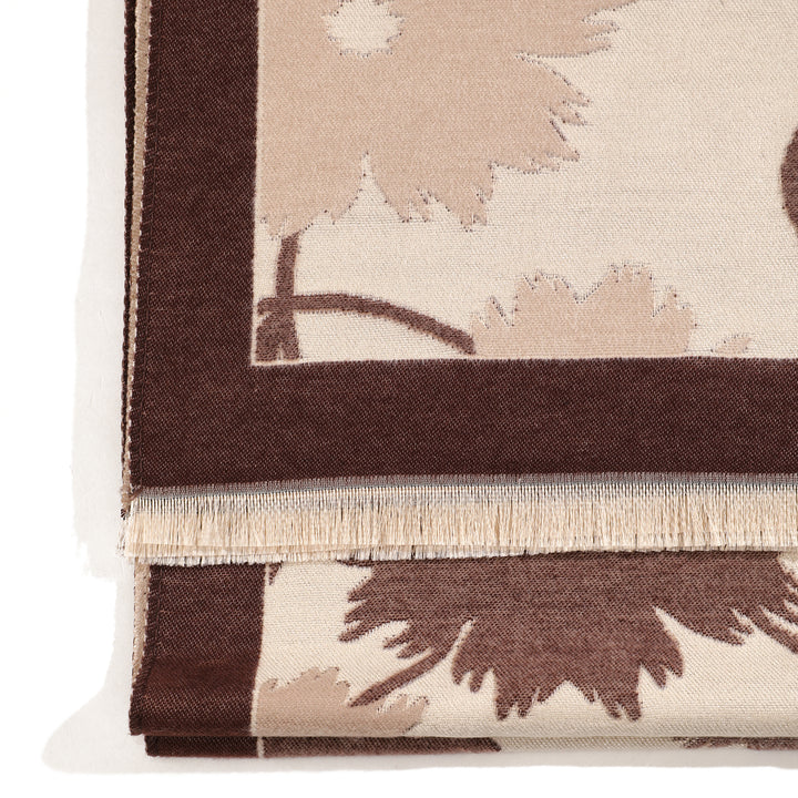 Bloom Grace Shawl - Brown