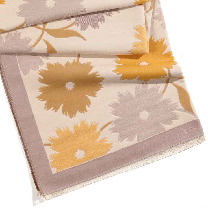 Bloom Grace Shawl - Yellow