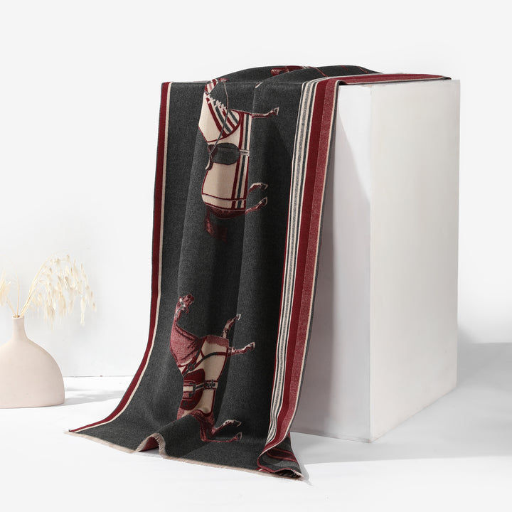 Celeste Grace Shawl - Dark Grey