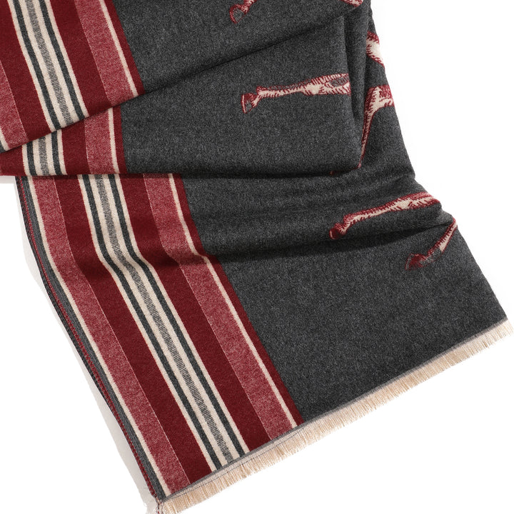 Celeste Grace Shawl - Dark Grey