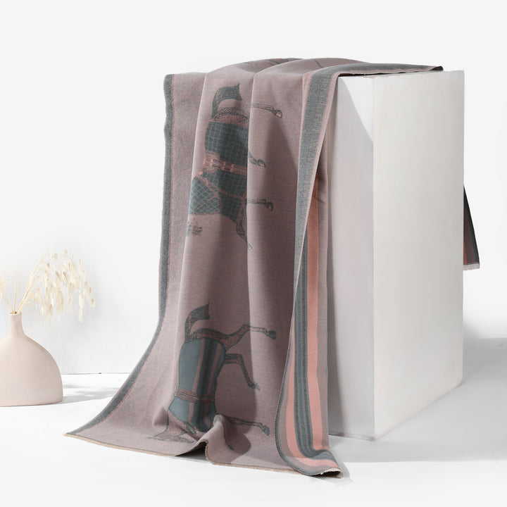 Celeste Grace Shawl - Light Grey