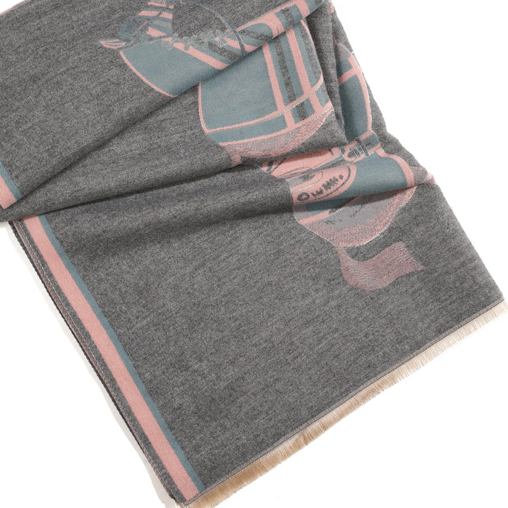 Celeste Grace Shawl - Light Grey