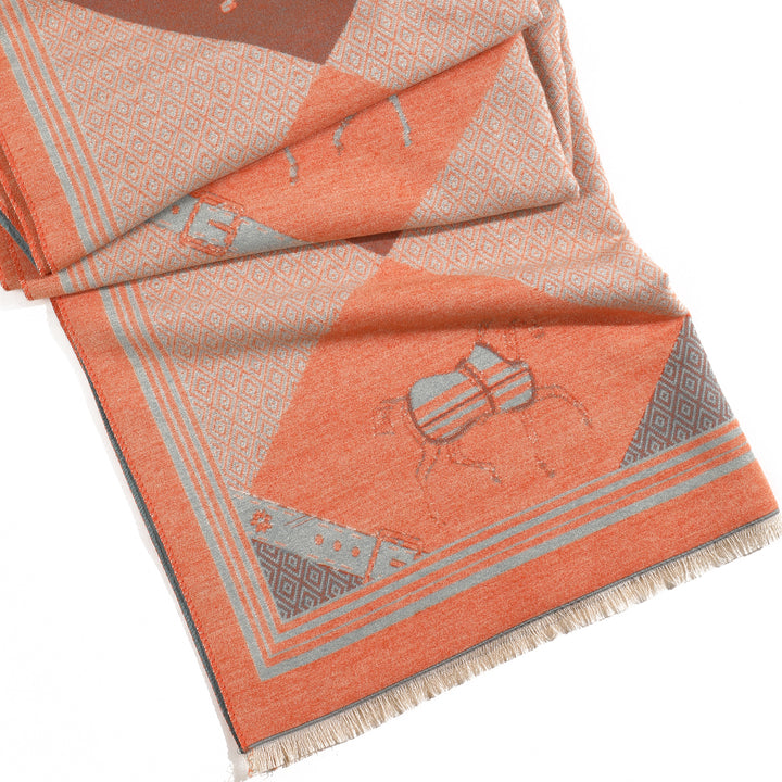 Ethereal Grace Heritage Shawl - Turquoise