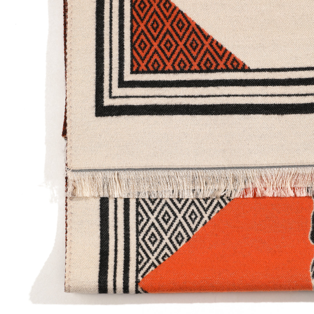 Ethereal Grace Heritage Shawl - Brown - Salty Accessories