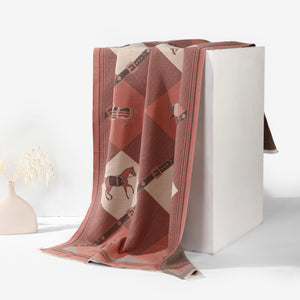 Ethereal Grace Heritage Shawl - Peach