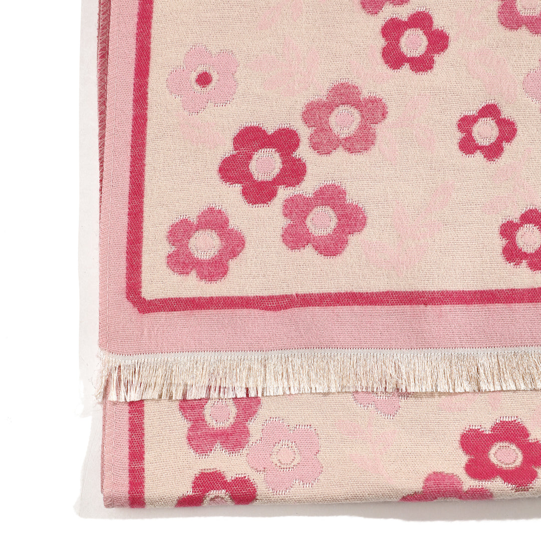 Blossom Philox Floral Shawl - Pink