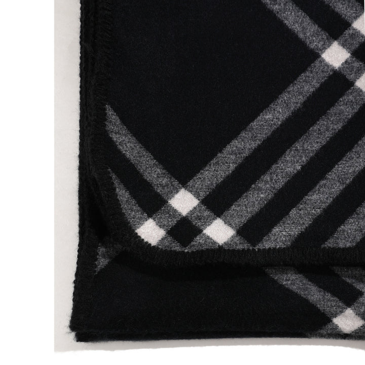 Plaid Cozy Scarf - Black