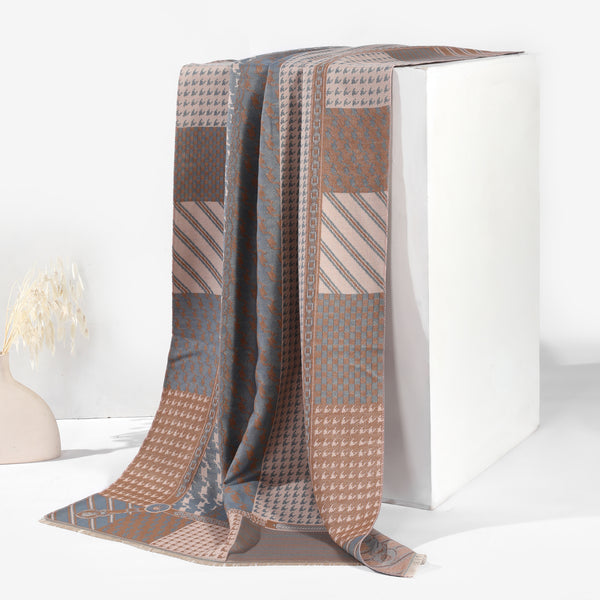 Monarch Mosaic Scarf - Beige