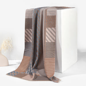 Monarch Mosaic Scarf - Beige