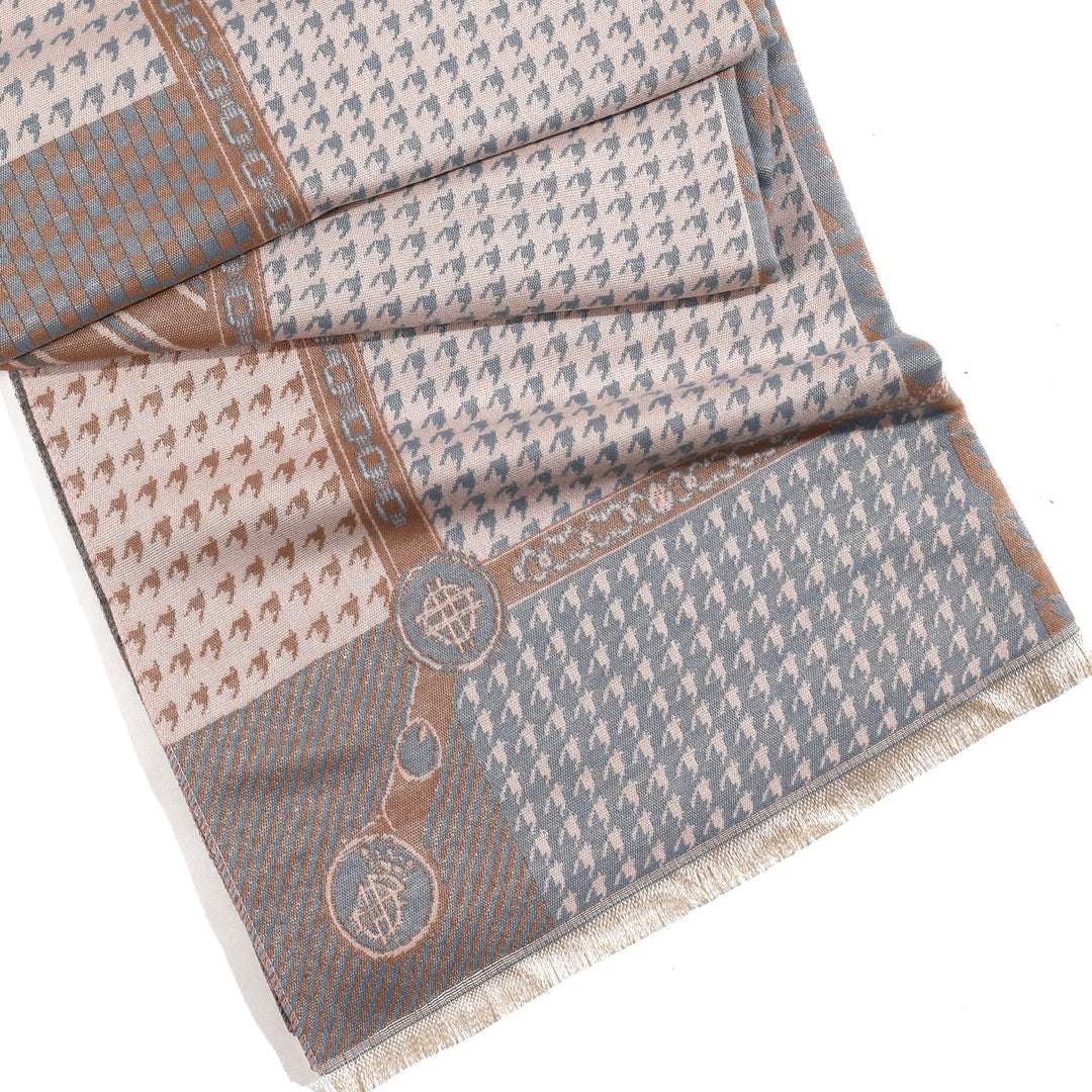 Monarch Mosaic Scarf - Beige