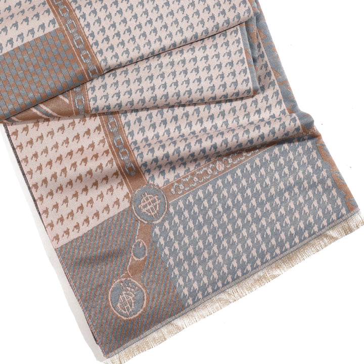 Monarch Mosaic Scarf - Beige