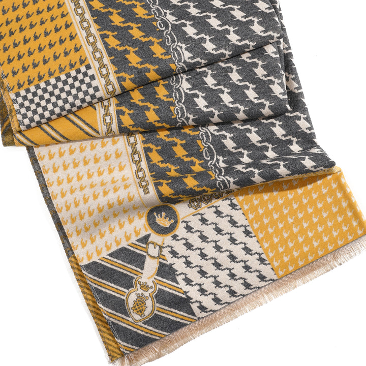 Monarch Mosaic Scarf - Yellow