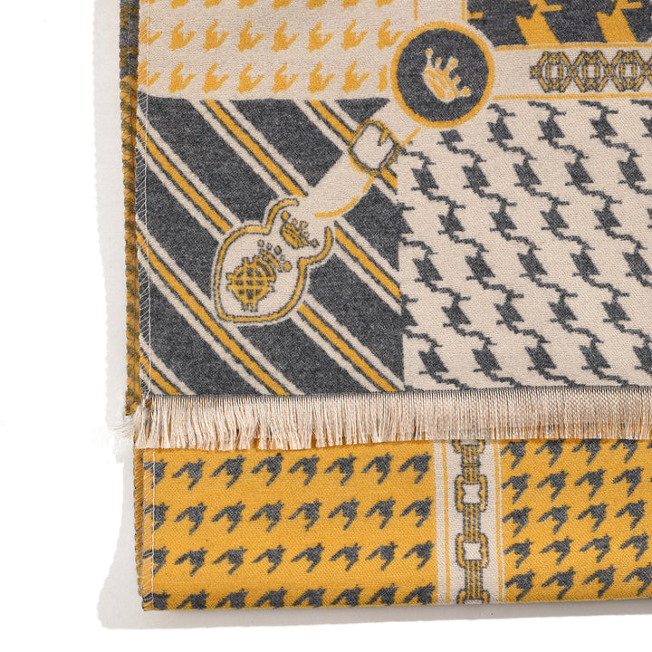 Monarch Mosaic Scarf - Yellow