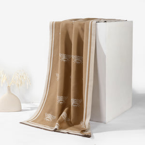 Royal Apiary Two-Tone Scarf - Beige - Salty Accessories