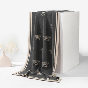 Royal Apiary Two-Tone Scarf - Grey