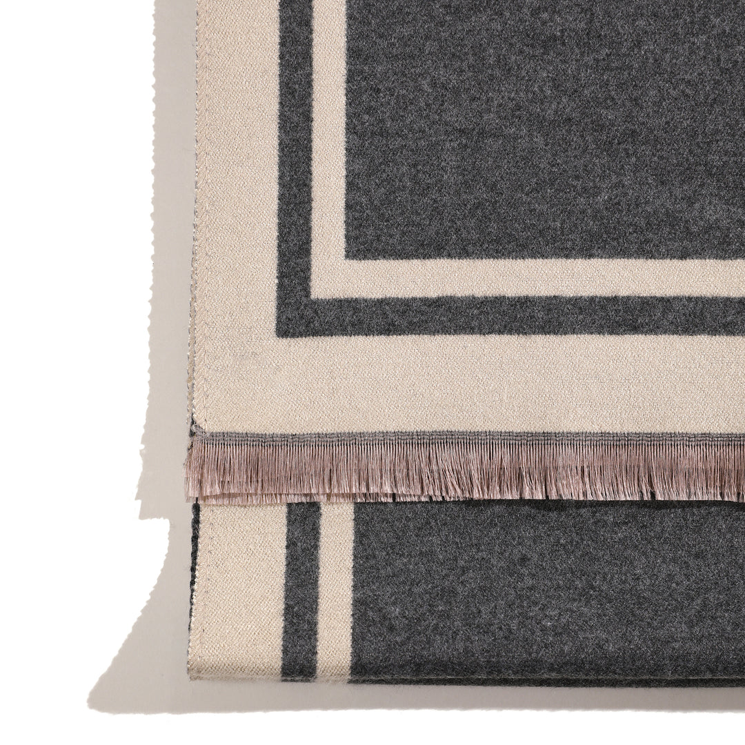 Royal Apiary Two-Tone Scarf - Grey