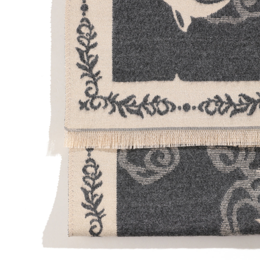 Whispering Swallows Shawl - Grey