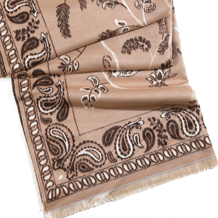 Desert Bloom Paisley Shawl - Pink