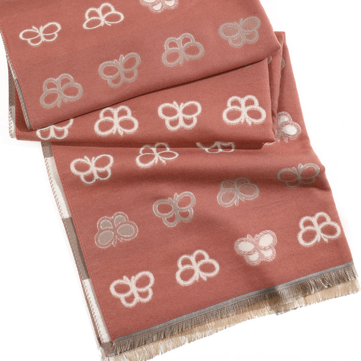 BlushWhisper Butterfly Knit Shawl