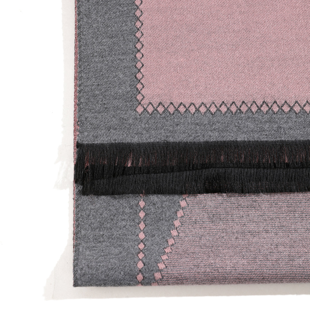 MonarchWave Luxe Knit Shawl - Pink