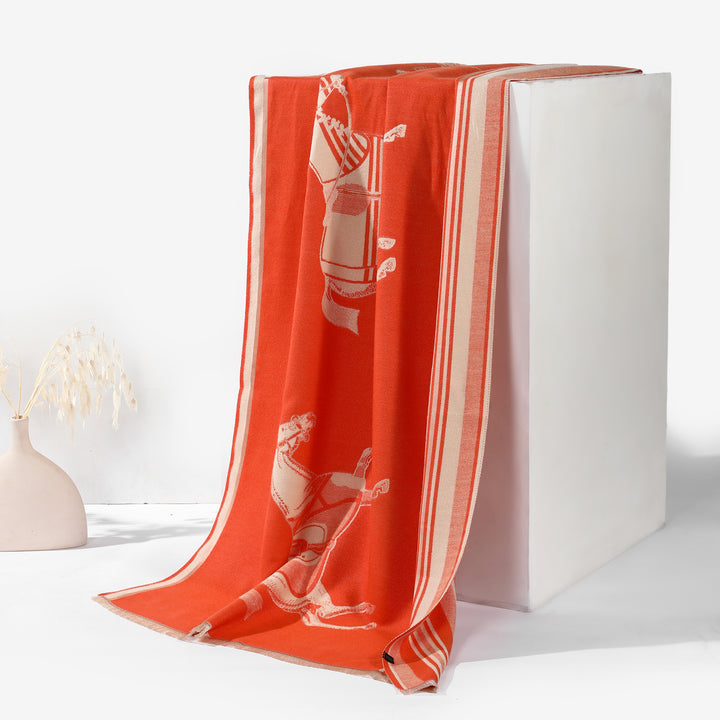 Burnt Amber Stallion Scarf