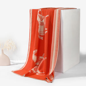 Burnt Amber Stallion Scarf