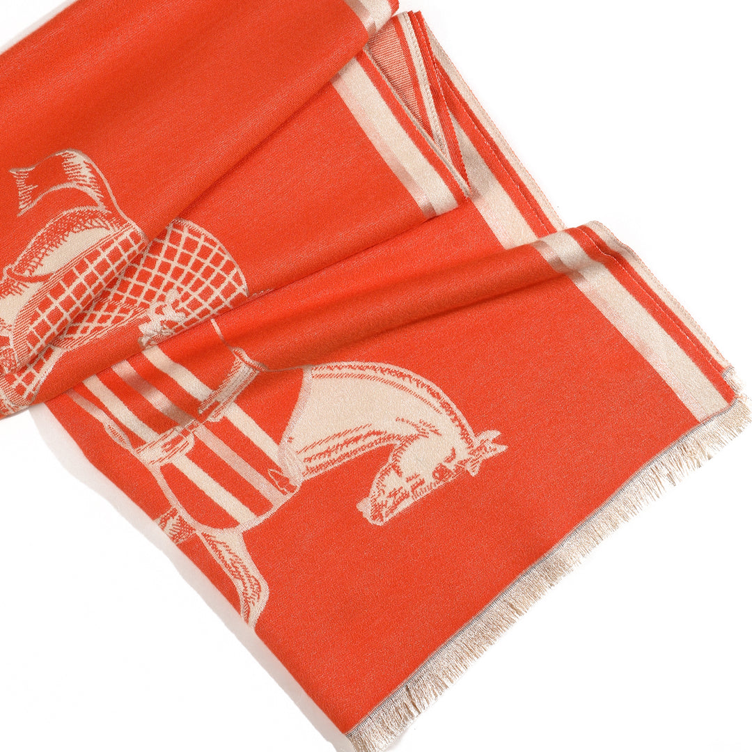 Burnt Amber Stallion Scarf
