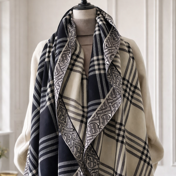 EternaCheck Classic Heritage Scarf - Darl Blue