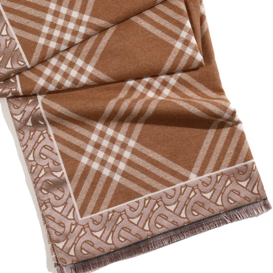 EternaCheck Classic Heritage Scarf - Brown
