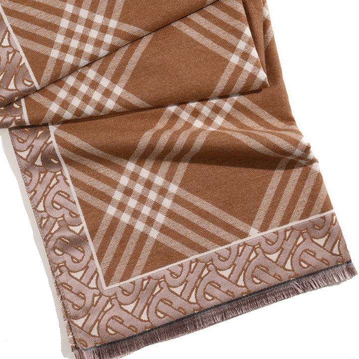 EternaCheck Classic Heritage Scarf - Brown
