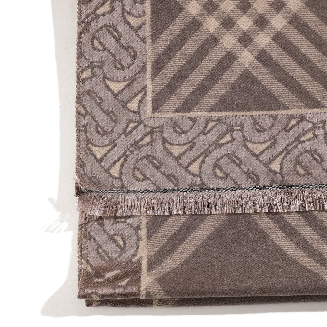 EternaCheck Classic Heritage Scarf - Light Brown