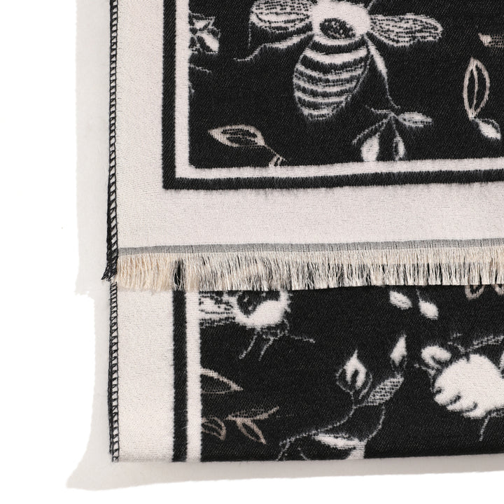 HoneyGarden Luxe Reversible Shawl - Black