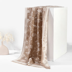 HoneyGarden Luxe Reversible Shawl - Brown