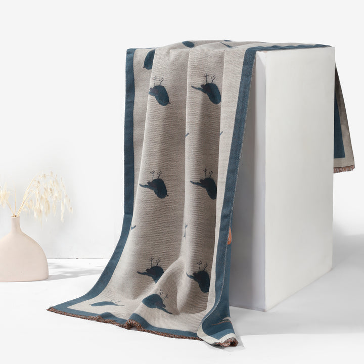 Aviara Reversible Joy Shawl - Blue