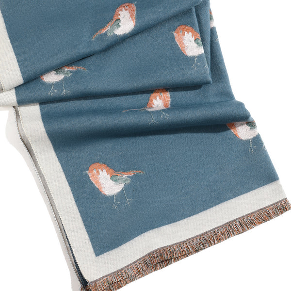 Aviara Reversible Joy Shawl - Blue