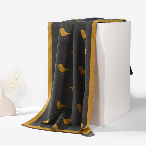 Aviara Reversible Joy Shawl - Yellow