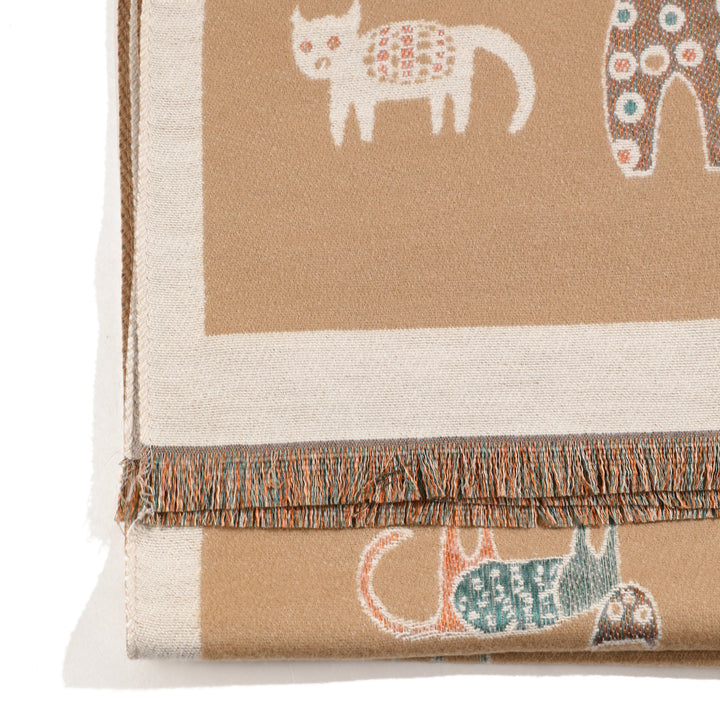 WhiskerCharm Cozy Cat Shawl