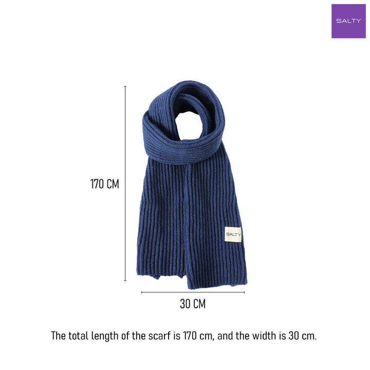 MidnightWeave Long Scarf for Women