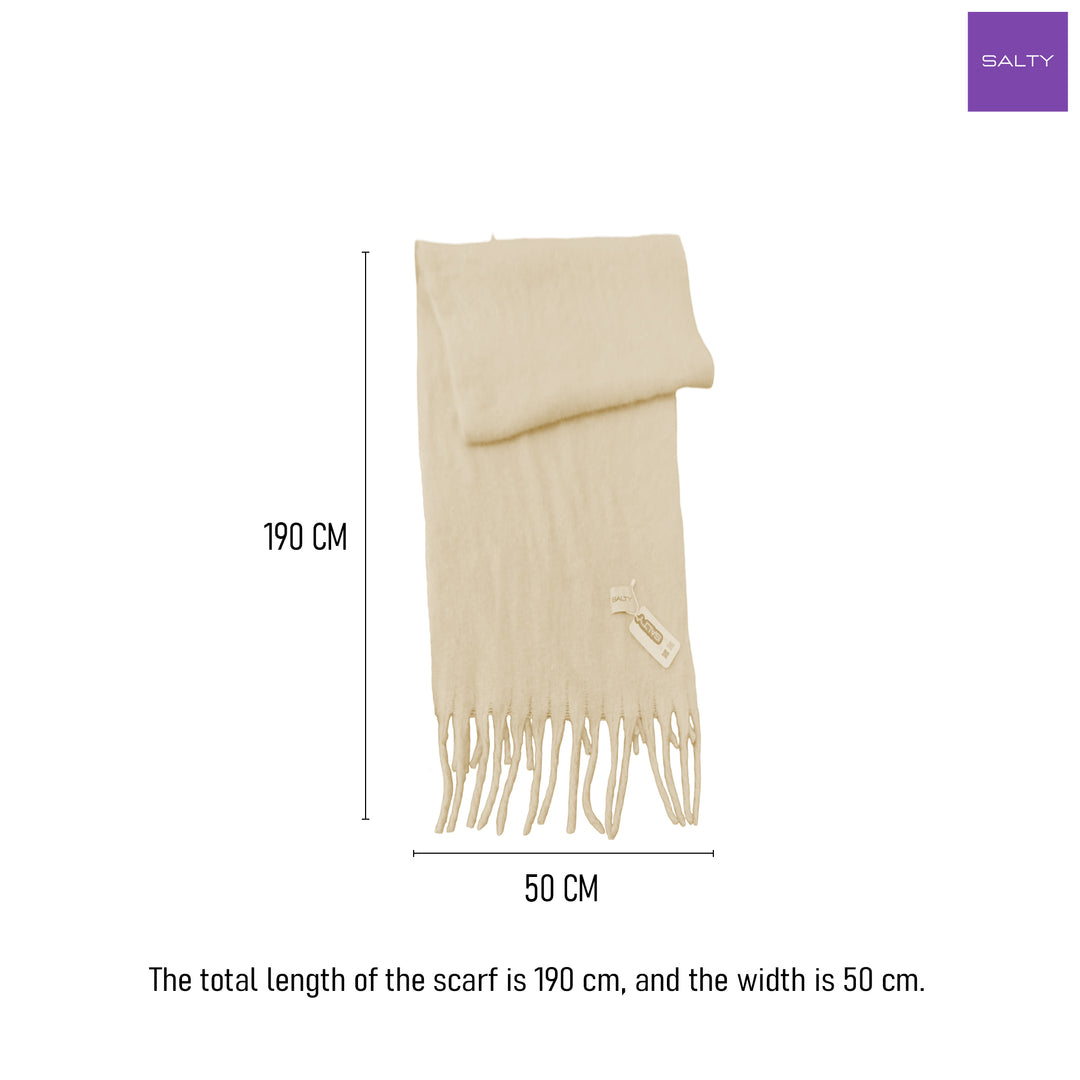 CloudSoft Winter Scarf - Beige