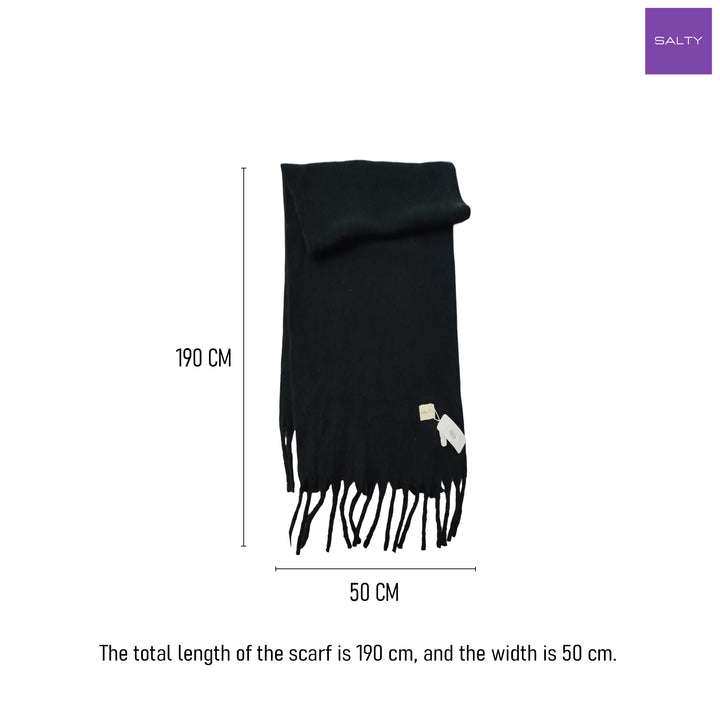 CloudSoft Winter Scarf - Black
