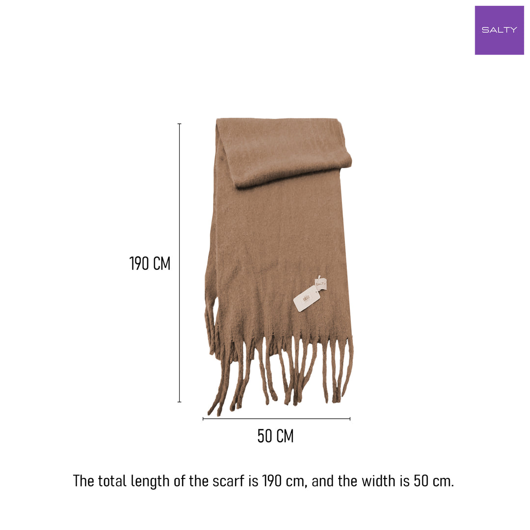 Cloud Winter Muffler for Men - Light Brown