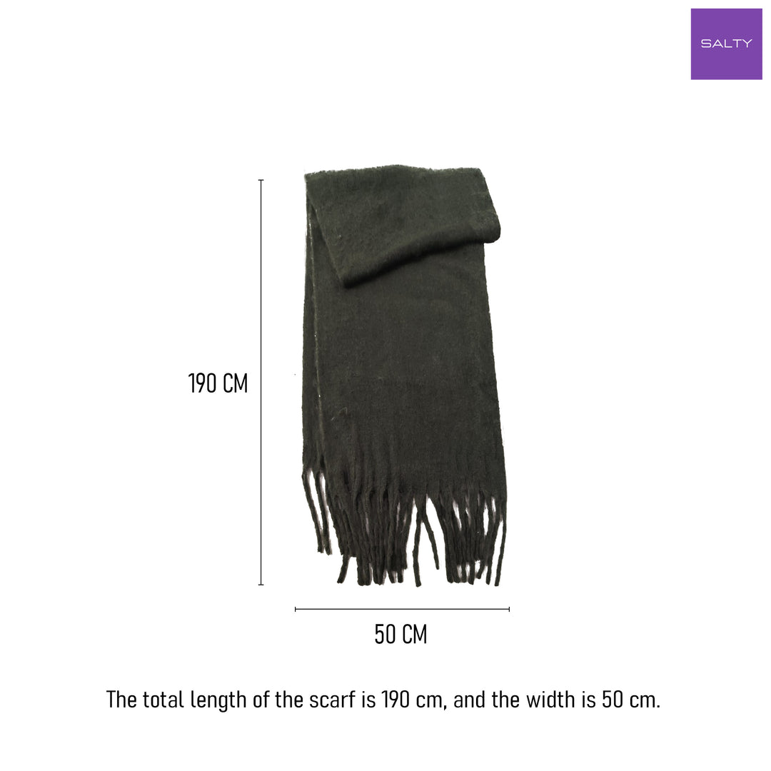 CloudSoft Winter Scarf - Green