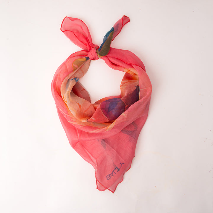 Blush Pup Charm Scarf