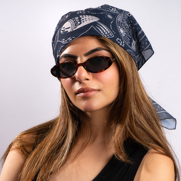 Midnight Paisley Royale Scarf