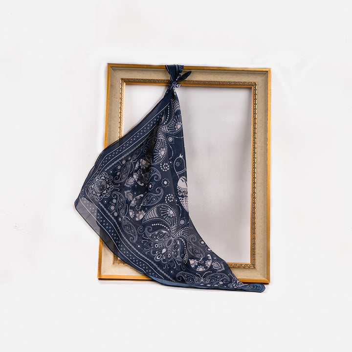 Midnight Paisley Royale Scarf