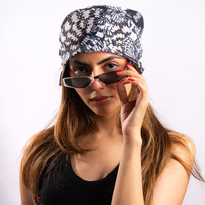 Obsidian Butterfly Bloom Scarf