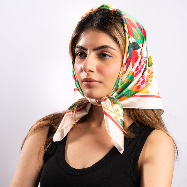 Tropical Bloom Garden Scarf