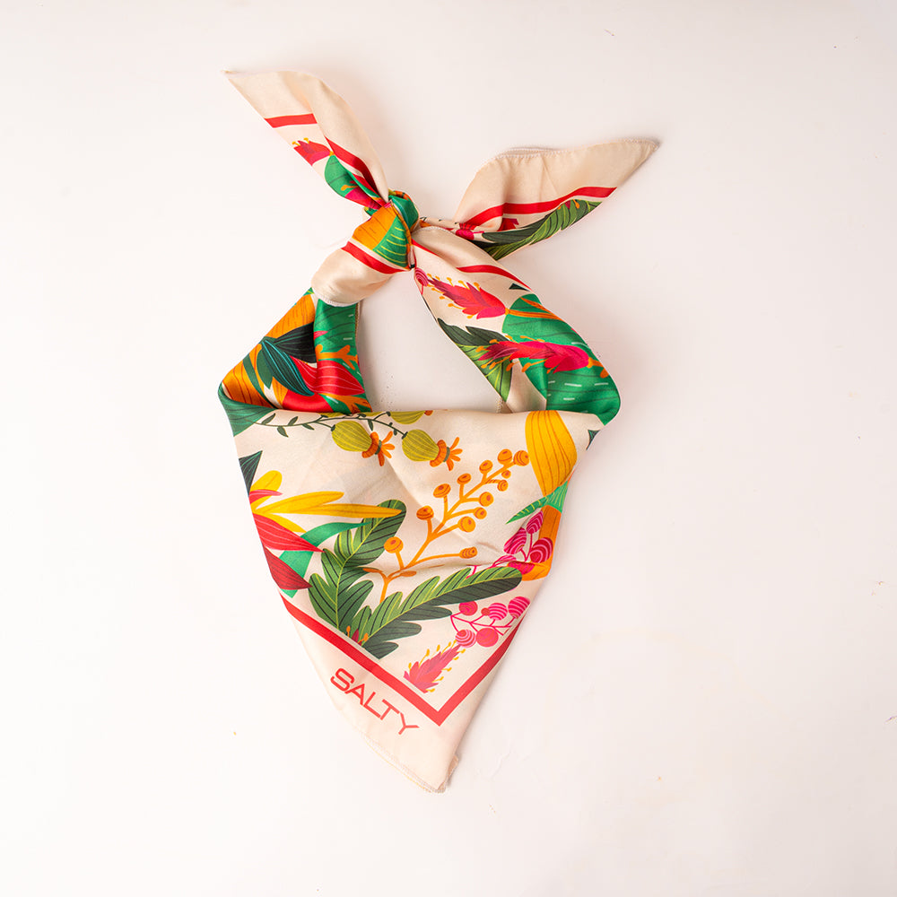 Tropical Bloom Garden Scarf